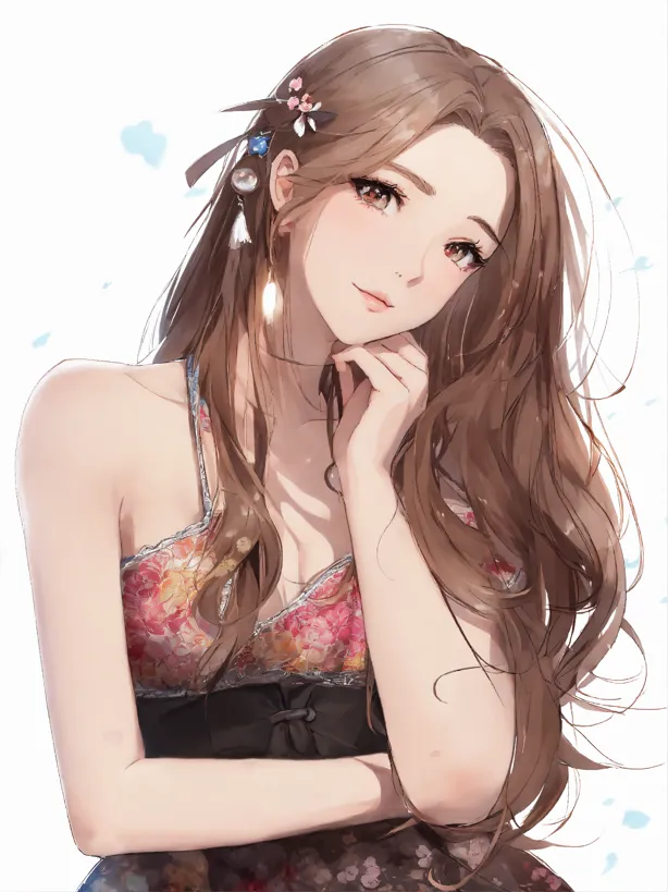 Lexica - cute anime girl long hair