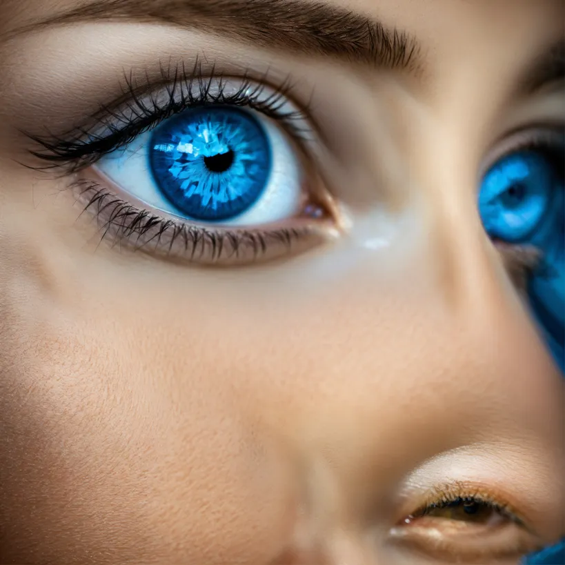 Lexica - large and expressive blue eyes