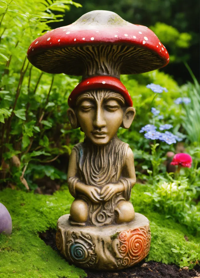 Cypress Knees Gnome Mushroom retailer Wizard