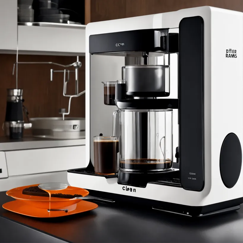 Lexica - A surreal coffee maker designed by Dieter Rams. Product