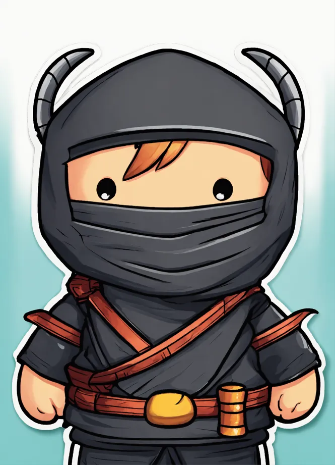 Ninja Cartoon png download - 1280*1337 - Free Transparent Devil