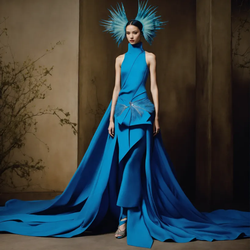 Lexica - Create a futuristic elegant and haute couture evening