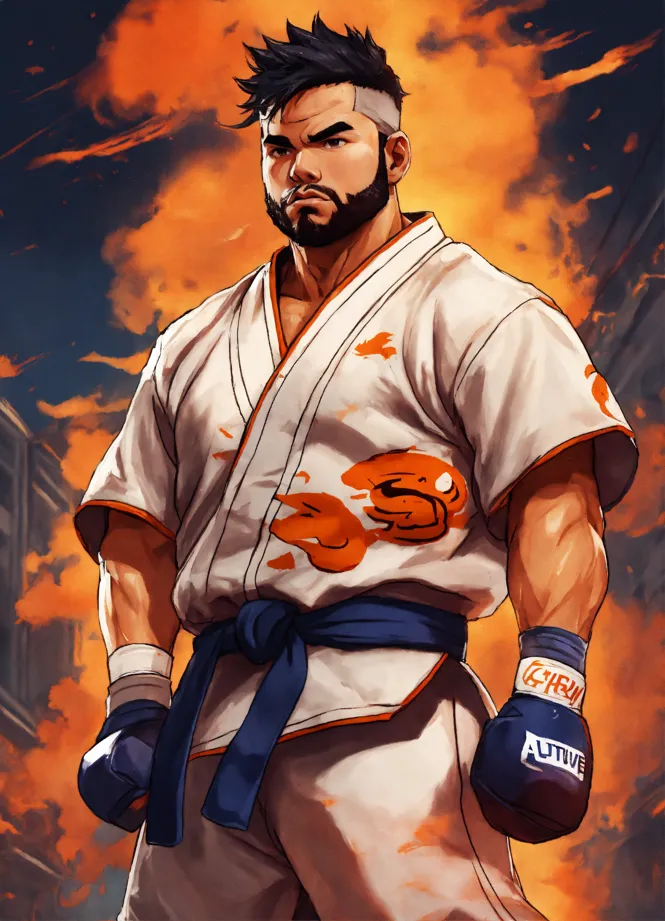 Lexica - ryu (street fighter) a highly detailed illustration