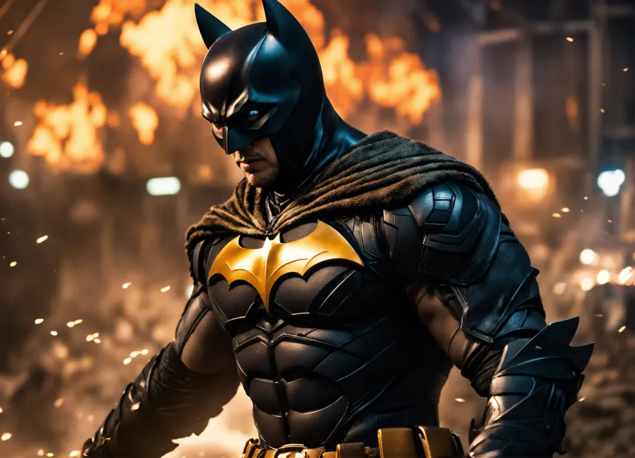 Detailed batman wallpaper in crisp 8k resolution