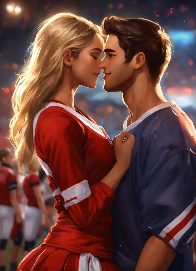 Lexica - Full body anime style couple kiss, date, realistic detailes, 2d  illustration, park, glamour, fashion style, 8k