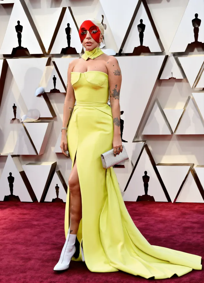 lady gaga yellow dress Had to recreate the iconiccc Lady Gaga caution tape look