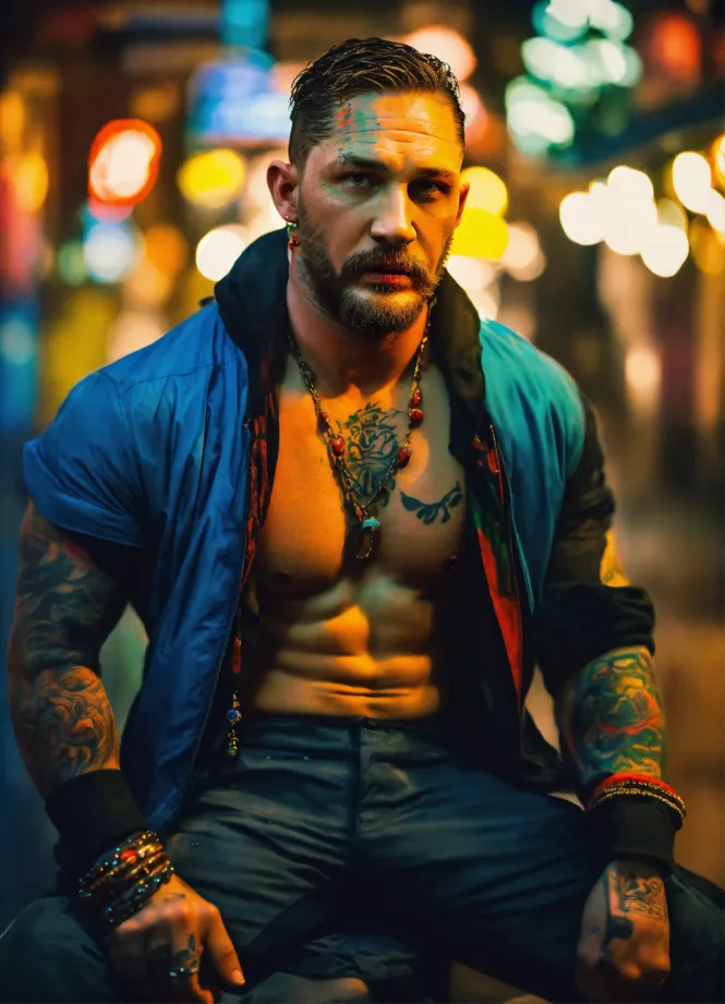 tom hardy 2023 tatouages