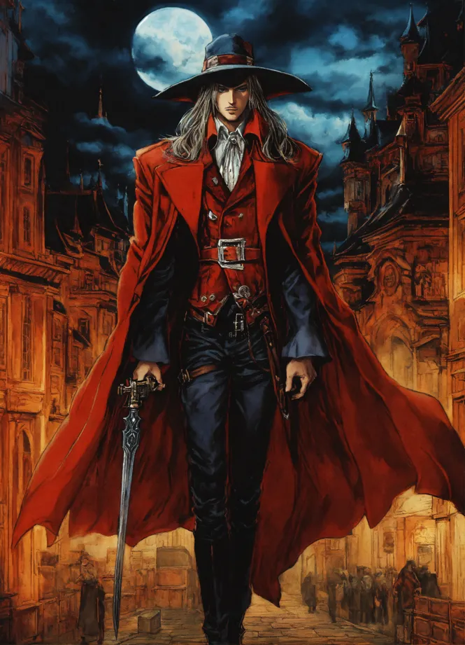 Anime vampire hunter outfit uniform victorian castlevania