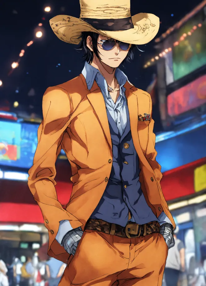Anime ONE PIECE Portgas D Ace Cosplay Cowboy Cap para Homens