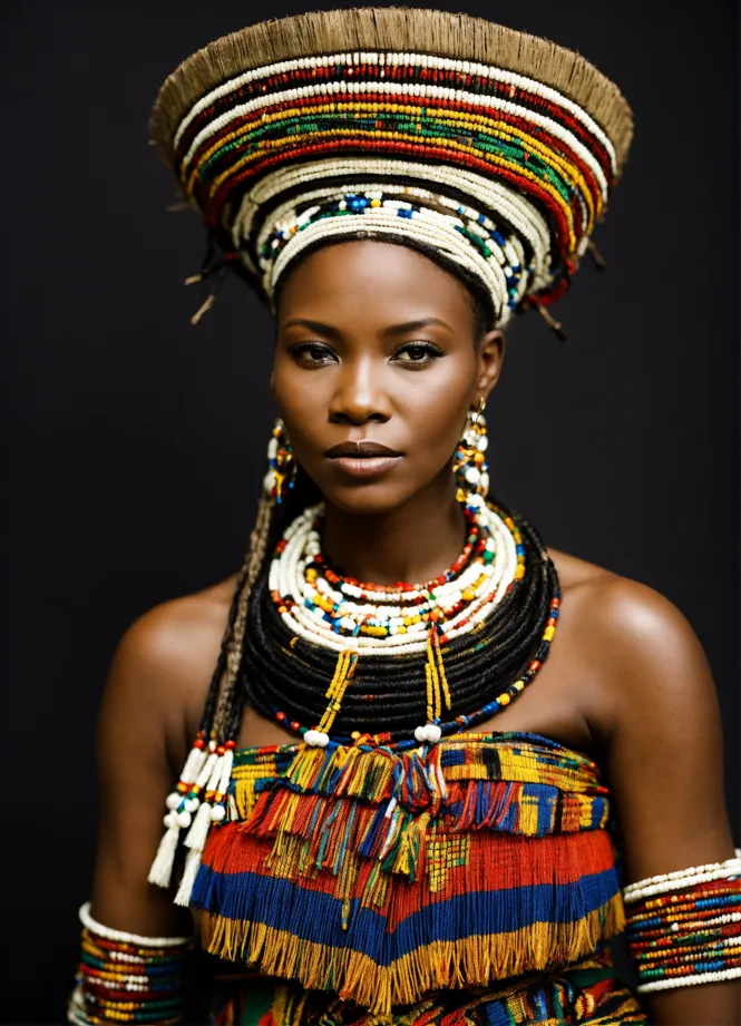 Lexica - tswana queen in traditional attire
