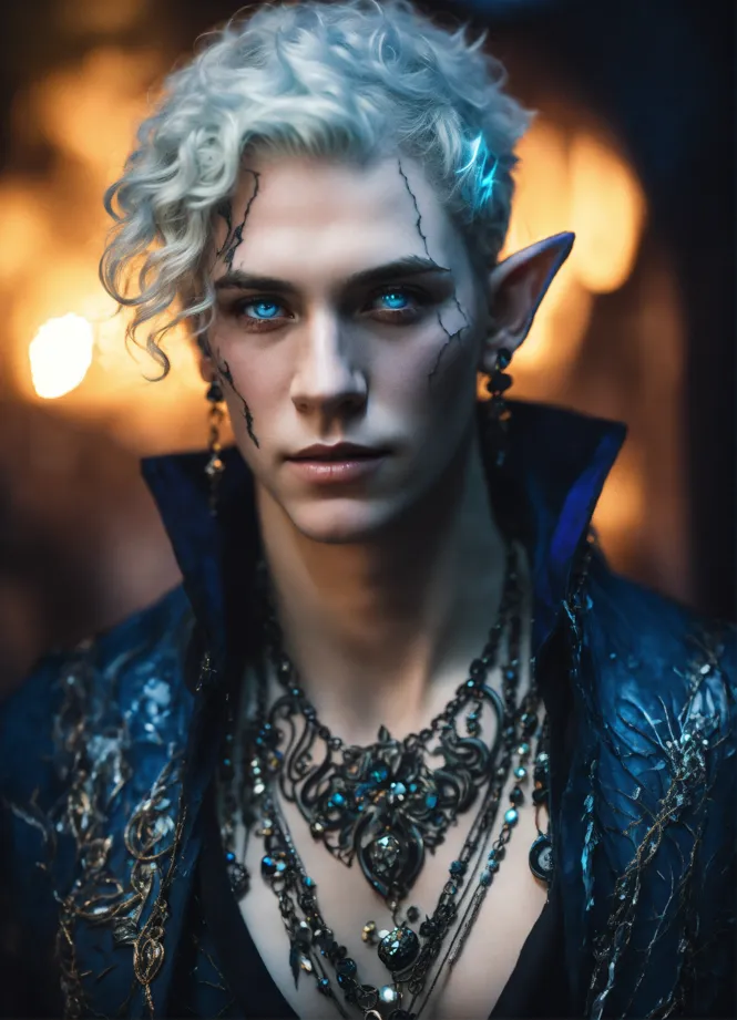 Lexica - Human man blond vampire inspired by Dio Brando from jojo