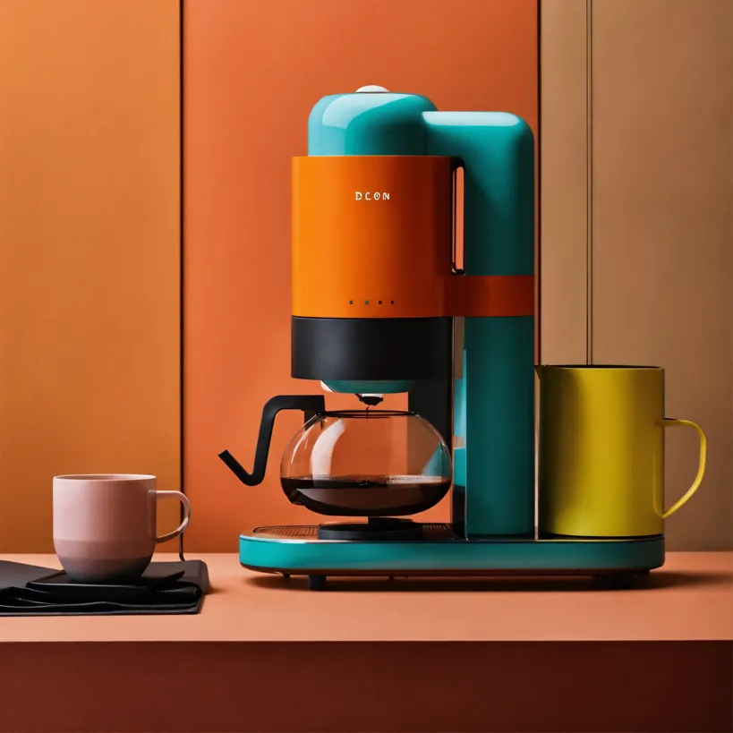 Lexica - A surreal coffee maker designed by Dieter Rams. Product