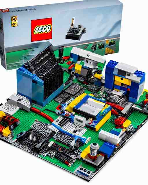 lego set of a modern computer motherboard - Arthub.ai